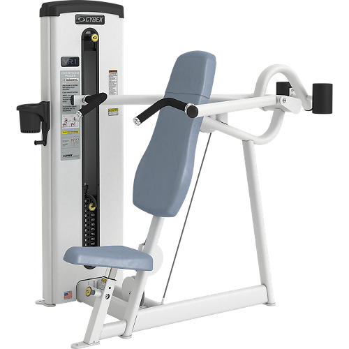 The Cybex Overhead Press maximizes safety for even de-conditioned users