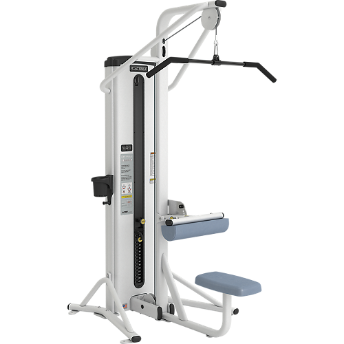 VR1 lat pull is the traditional lat pull with most facilities